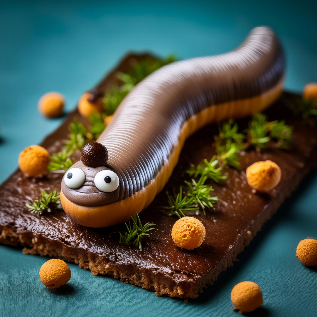 Wenn der Spaß auf den Teller kriecht: Die lustige Wurm-Torte für Schleckermäuler!